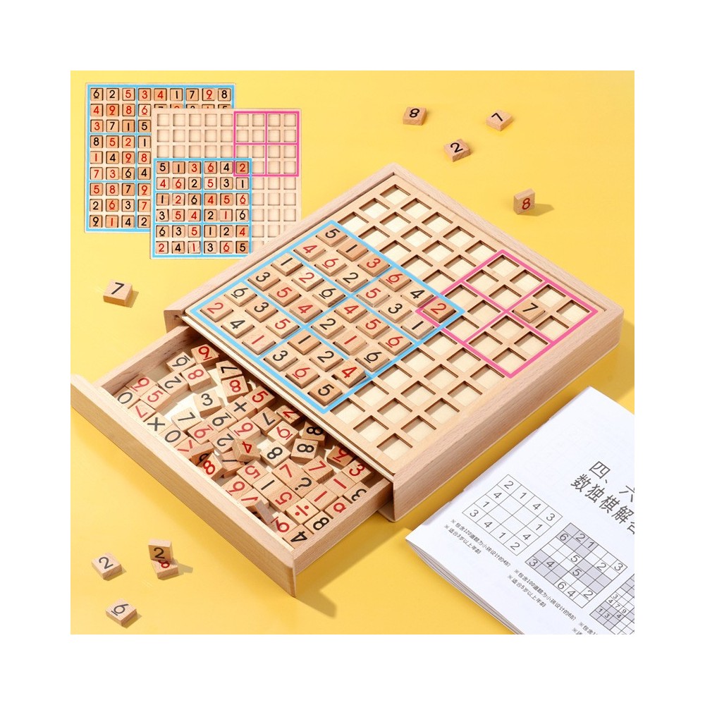 Sudoku madera  9 cuadrados