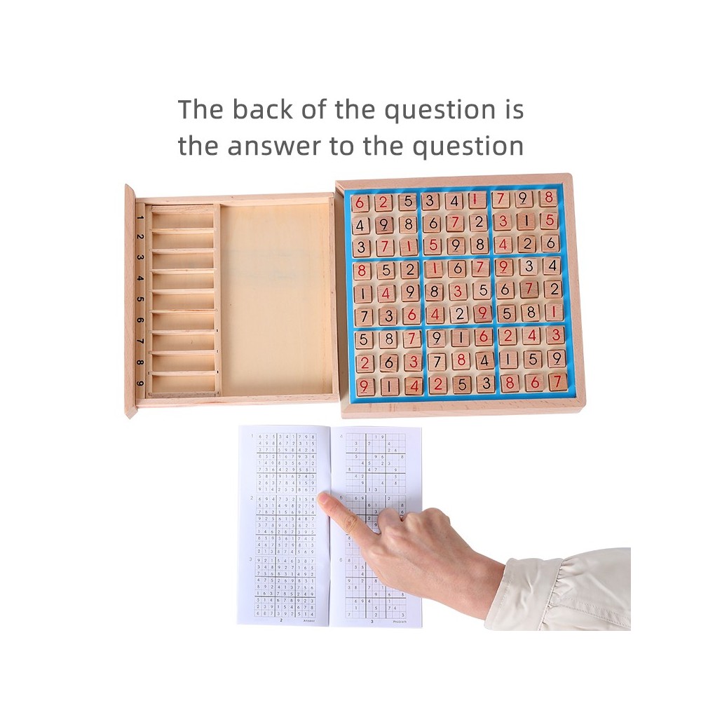 Sudoku madera  9 cuadrados