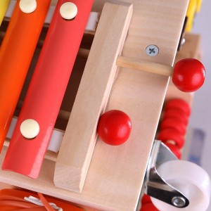 Cubo educativo Montessori de madera