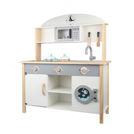 Cocina didáctica de madera alegre Cocina didáctica de madera alegre