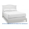 Cuna de madera 4 en 1 Barret Blanca _ Serta