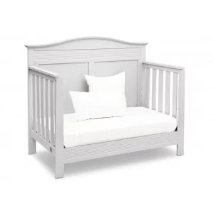 Cuna de madera 4 en 1 Barret Blanca _ Serta