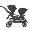 Coche doble Contours V2 Grafito mas 2 sillas Ally 35 y base