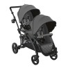 Coche doble Contours V2 Grafito mas 2 sillas Ally 35 y base