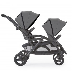 Coche doble Contours Options V2 Charcoal, coche gemelos