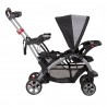 Coche Doble Sit N Stand phantom ultra hermano mayor menor Baby Trend