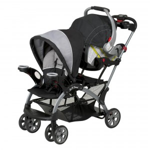 Coche Doble Sit N Stand phantom ultra hermano mayor menor Baby Trend