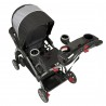 Coche Doble Sit N Stand phantom ultra + silla Baby Trend