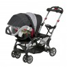 Coche Doble Sit N Stand phantom ultra + silla Baby Trend