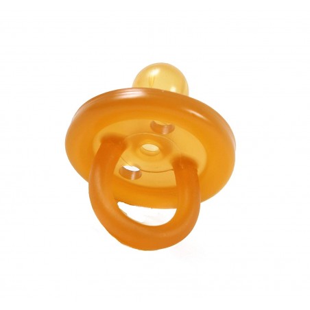 pack 2 Chupete 3 a 6 m Caucho Natural PUNTA REDONDA