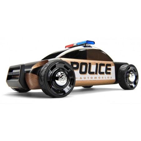 Automoblox S9 patrulla de policía, negro