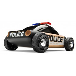 Automoblox S9 patrulla de policía, negro