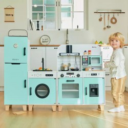 Cocina didáctica de Madera Mini master XL AMARILLO