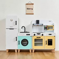 Cocina didáctica de Madera Mini master XL AMARILLO