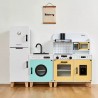 Cocina didáctica de Madera Mini master XL AMARILLO