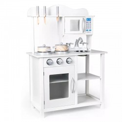 Cocina Madera Didactica Blanca Nordica