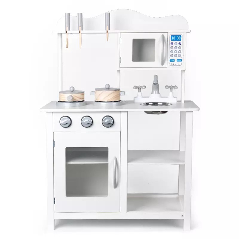 Cocina Madera Didactica Blanca Nordica