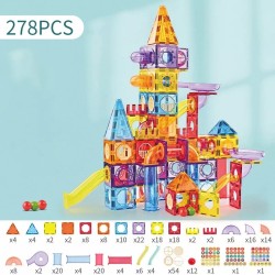 Magnéticos 3d para construcción 278 Piezas