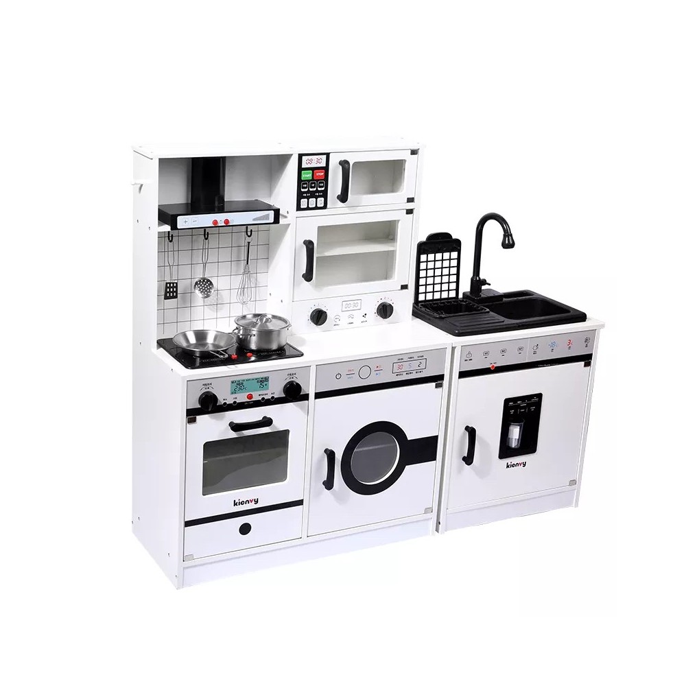 COCINA DE MADERA DIDACTICA BLANCA NONA