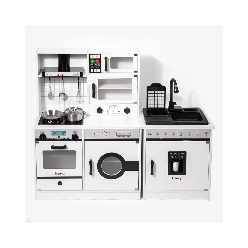 COCINA DE MADERA DIDACTICA BLANCA NONA