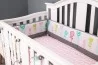 Set Ropa de cuna 100% algodon sweet birds 5 PIEZAS