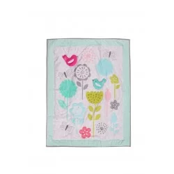 Set Ropa de cuna 100% algodon sweet birds