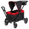 Carro Paseo wagon y coche doble MUV Expedition 2 en 1 Mars Red