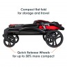 Carro Paseo wagon y coche doble MUV Expedition 2 en 1 Mars Red