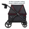 Carro Paseo wagon y coche doble MUV Expedition 2 en 1 ultra black