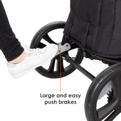 Carro Paseo wagon y coche doble MUV Expedition 2 en 1 ultra black