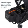Carro Paseo wagon y coche doble MUV Expedition 2 en 1 ultra black