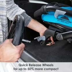 Carro Paseo wagon y coche doble MUV Expedition 2 en 1 ultra black