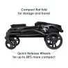 Carro Paseo wagon y coche doble MUV Expedition 2 en 1 ultra black