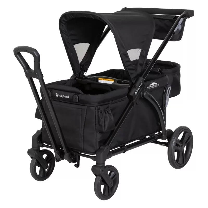 Carro Paseo wagon y coche doble MUV Expedition 2 en 1 ultra black