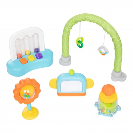 Centro de actividades 4 en 1 Andador Smart Steps by Baby Trend Safari Toss