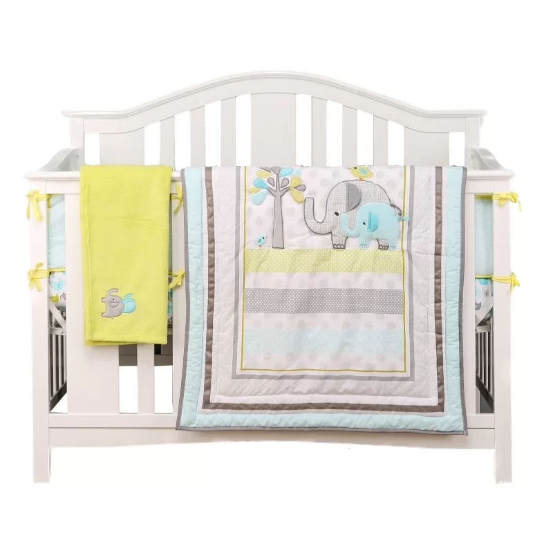 Set Ropa de cuna 100% algodon elefante mamá. Set Ropa de cuna 100% algodon elefante mamá.