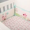 Set Ropa de cuna 4 piezas castillo princesa.