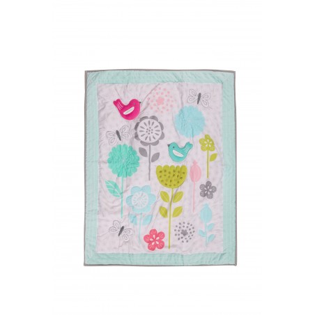 Set Ropa de cuna corral algodón birds. Set Ropa de cuna corral algodón birds.