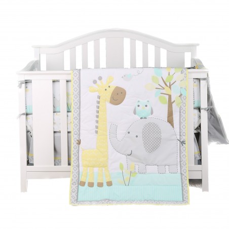 Set Ropa de cuna jirafa y elefante. Set Ropa de cuna jirafa y elefante.