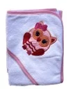 Toalla bebé algodón con Capucha Búho 80x80