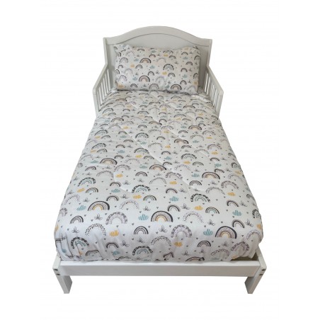 Set ropa para cama de transición Rainbow de 4 piezas Pellitos