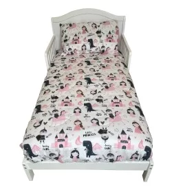 Set ropa para cama de transición Princesa de 4 piezas Pellitos