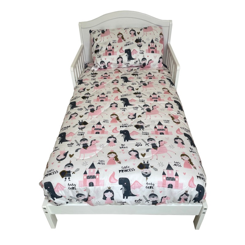 Set ropa para cama de transición Princesa de 4 piezas Pellitos Set ropa para cama de transición Princesa de 4 piezas Pellitos