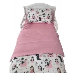 Set ropa para cama de transición Princesa de 4 piezas Pellitos