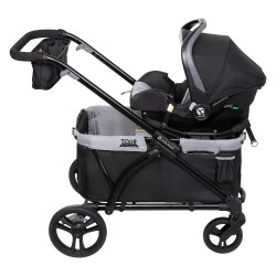 Carro Paseo wagon y coche doble MUV Expedition 2 en 1 MARS black