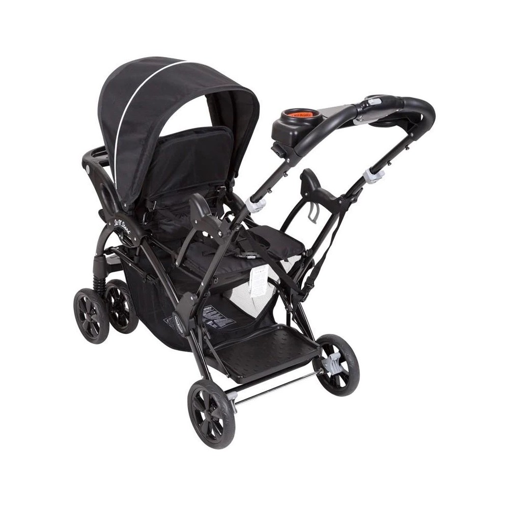 Coche Doble Sit N' Stand Onyx Baby Trend