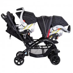 Coche Doble Sit N' Stand Onyx Baby Trend