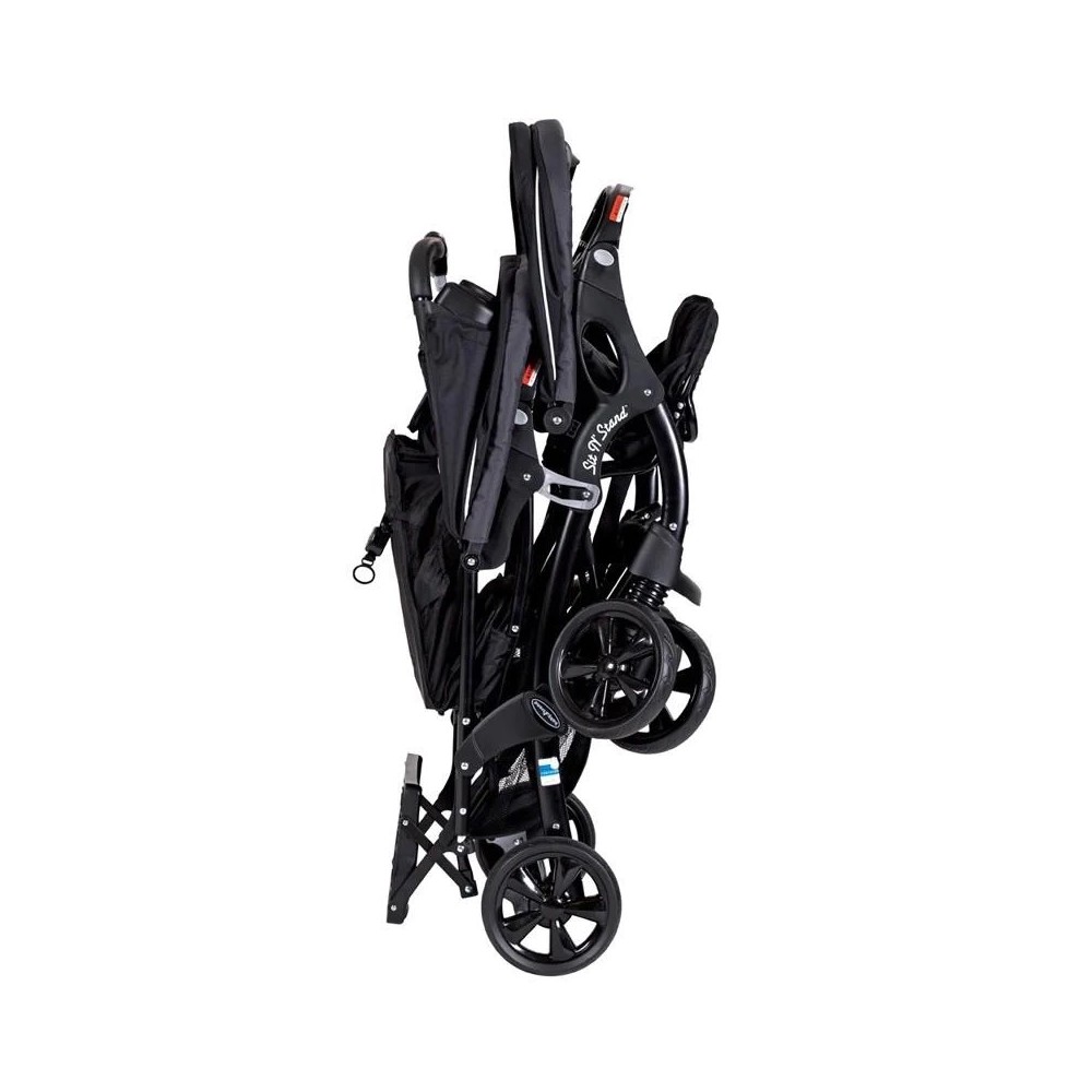 Coche Doble Sit N' Stand Onyx Baby Trend