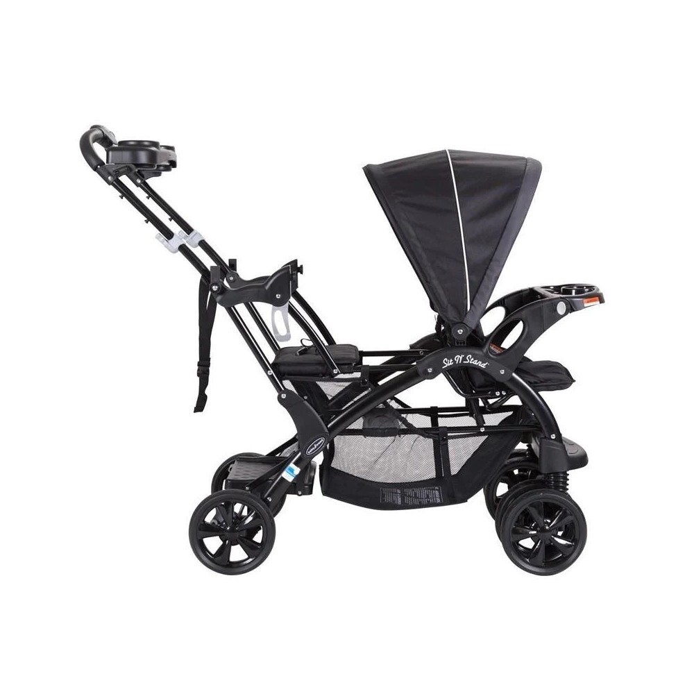 Coche Doble Sit N' Stand Onyx Baby Trend