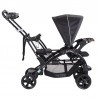 Coche Doble Sit N' Stand Onyx Baby Trend